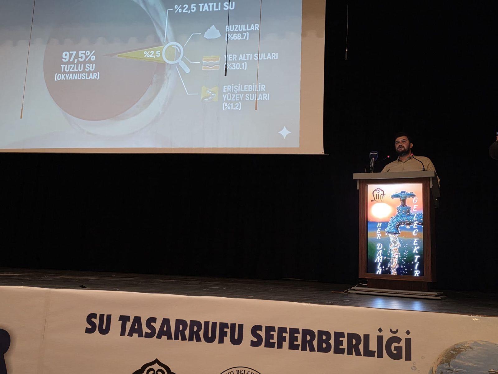 Üniversitemiz Dr. Öğretim Üyesi Halis SEÇME “Her Damla Gelecektir” Panelinde Sunum Gerçekleştirdi.