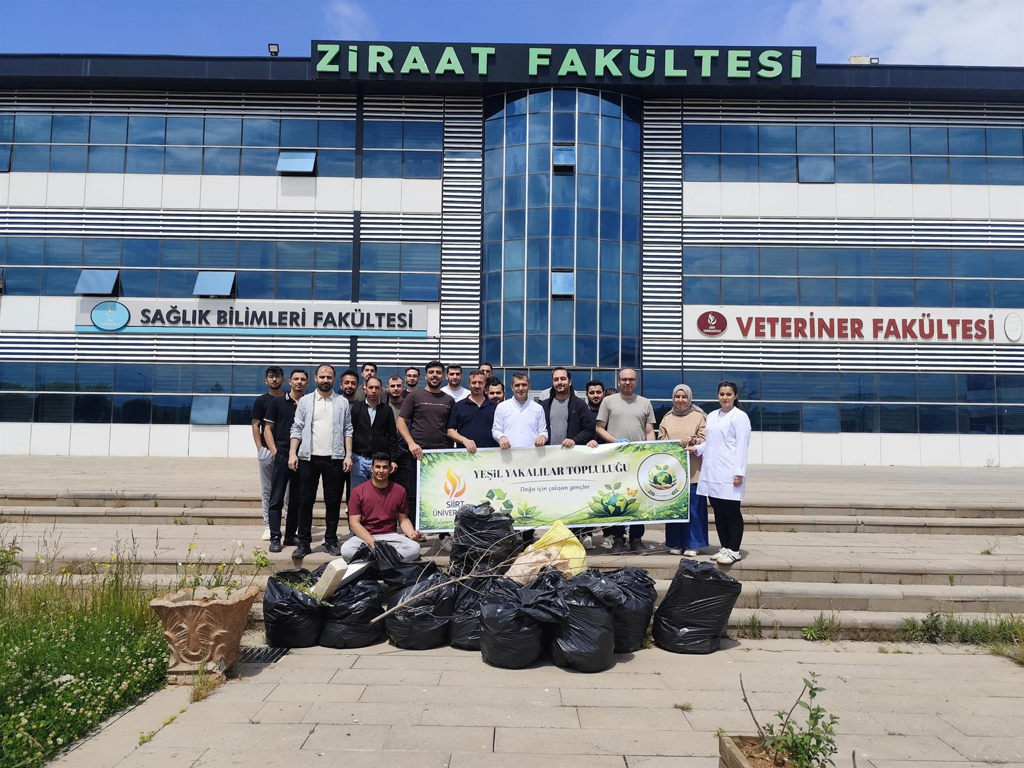 🌱Ziraat Fakültesi çevresinde çevre temizliği etkinliği gerçekleştirdik  