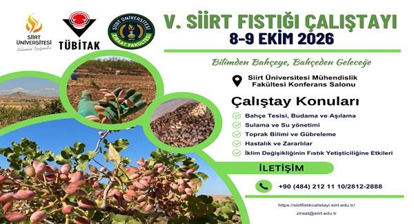 V. Siirt Fıstığı Çalıştayı